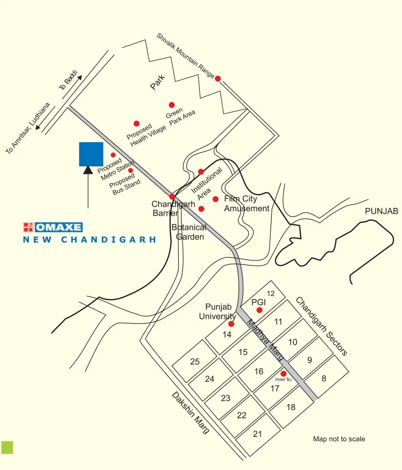 Omaxe Plots Floor Plan